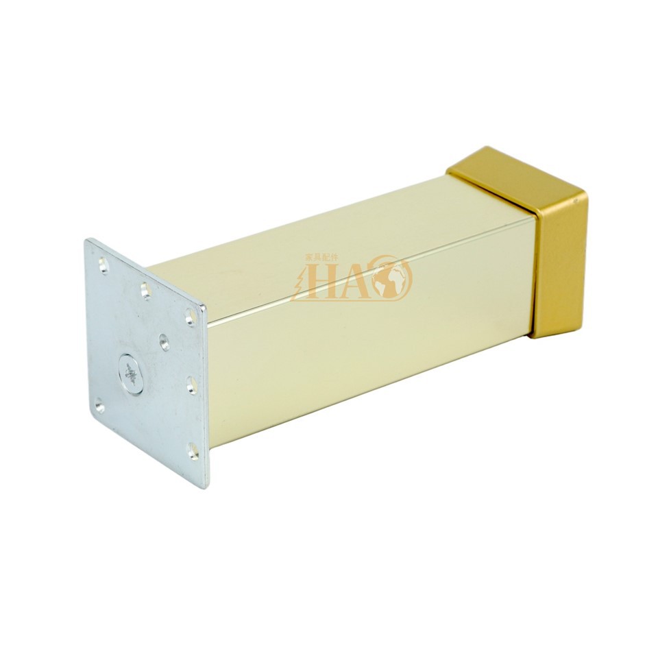 Aluminum Alloy Gold Color Sofa Leg