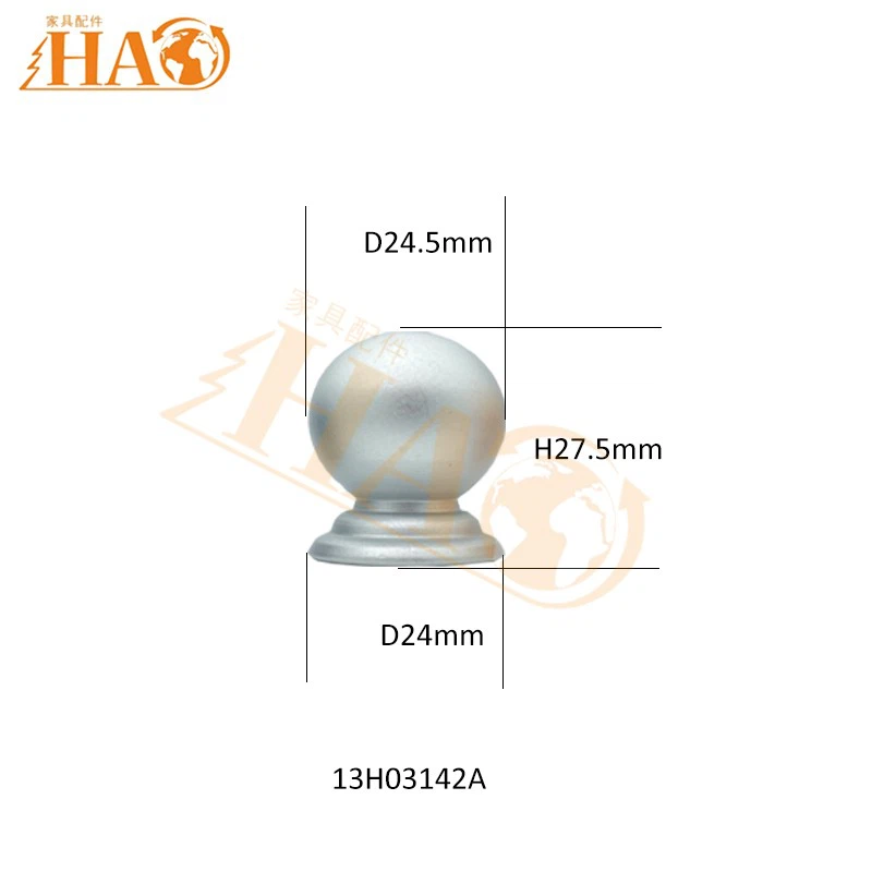 Furniture Fittings Aluminum Alloy Ball Knobs